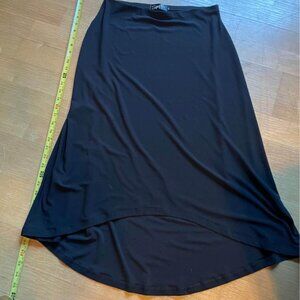 Sympli Size 10 Black High Low Skirt